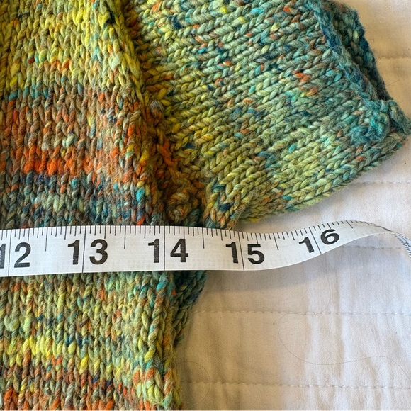 Hand Knit Wrap Tunic Top - Picture 5 of 8